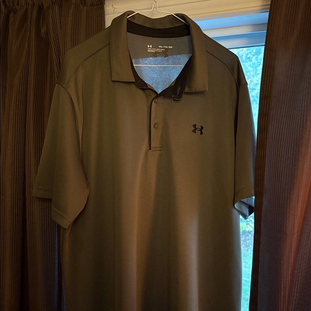 Under Armour Dark Olive Polo Shirt